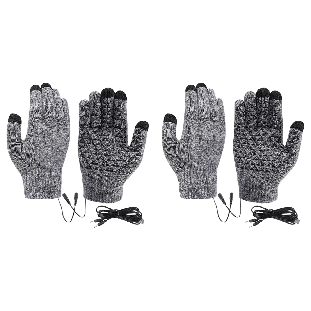 ArcticHeat™ Electric Heated Winter Gloves — Touchscreen, Non-Slip, Thermal Fleece, Full-Finger Outdoor Sports Gloves