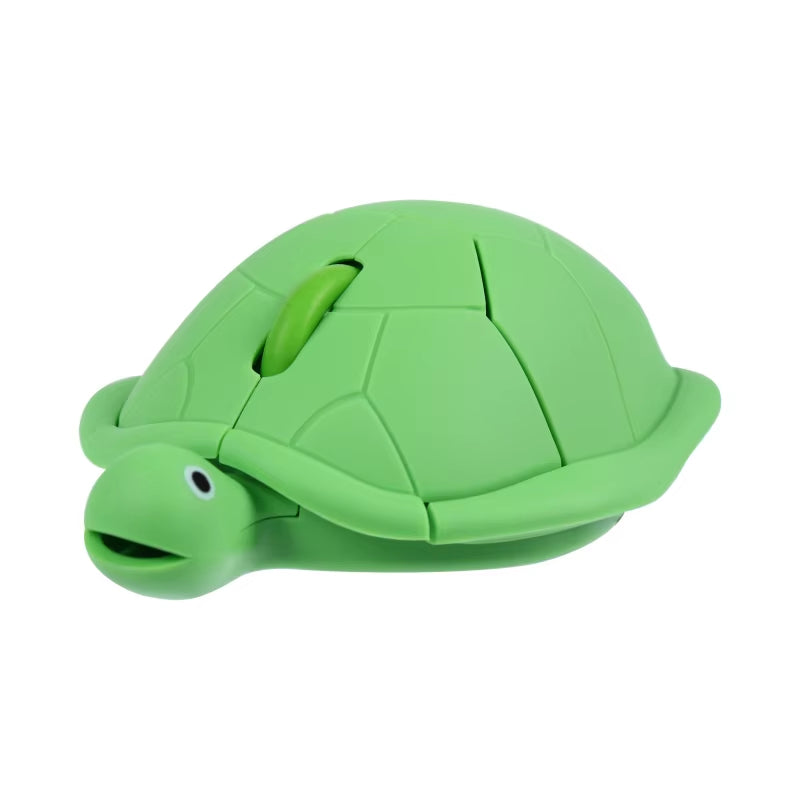 TurtliTech™ 3D Turtle Wireless Mouse – 1600DPI Optical Precision, Cute Ergonomic Design for Kids & Adults