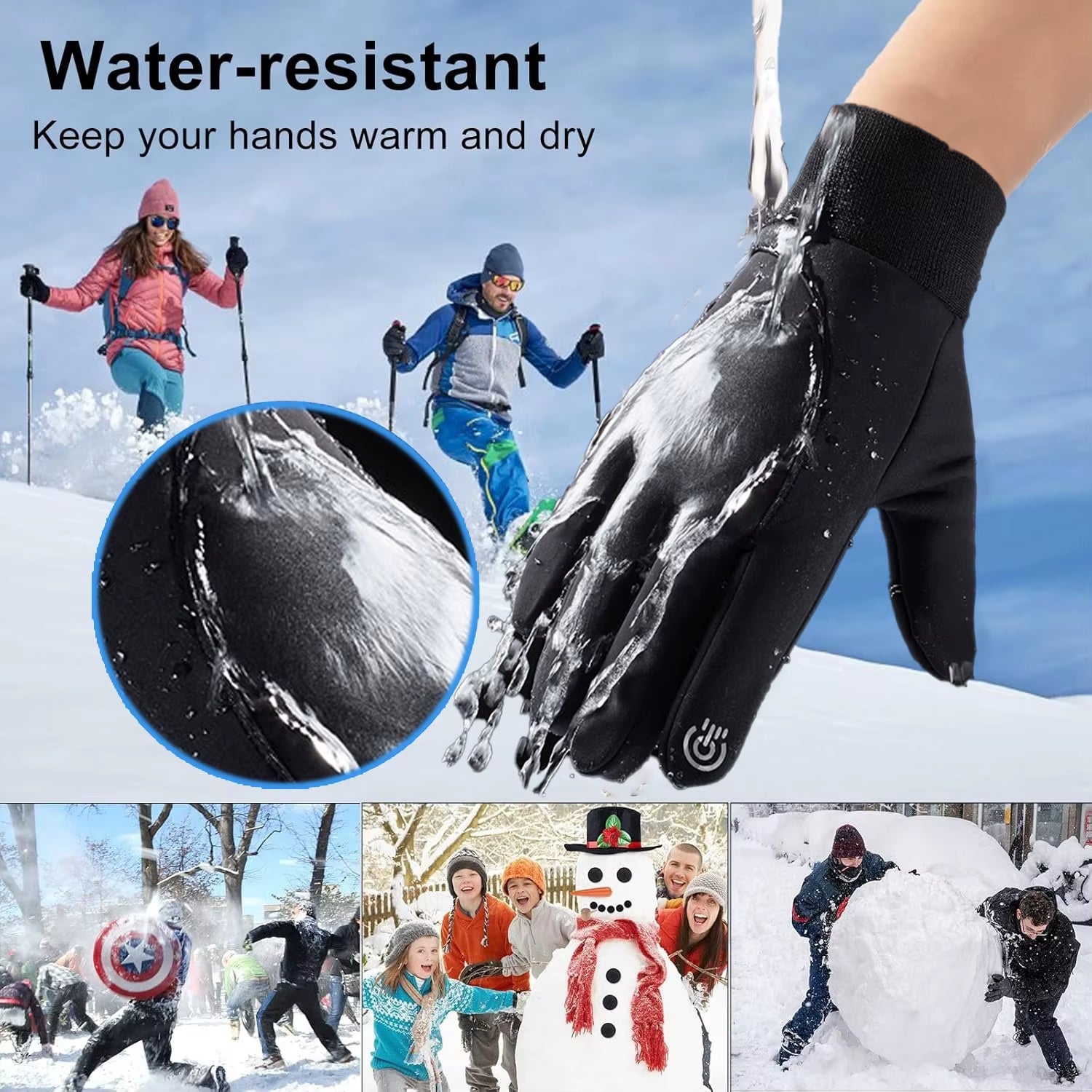 FrostGuard™ Thermal Touchscreen Cycling Gloves – Waterproof, Windproof & Warm for Winter Riding, Driving & Outdoor Sports