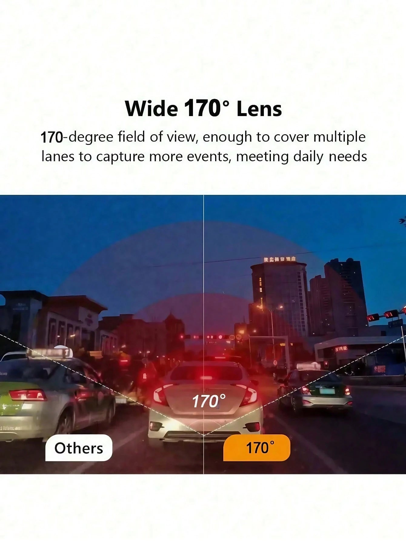 UltraView™ 1080P Triple-Channel Dash Cam + 32GB Card