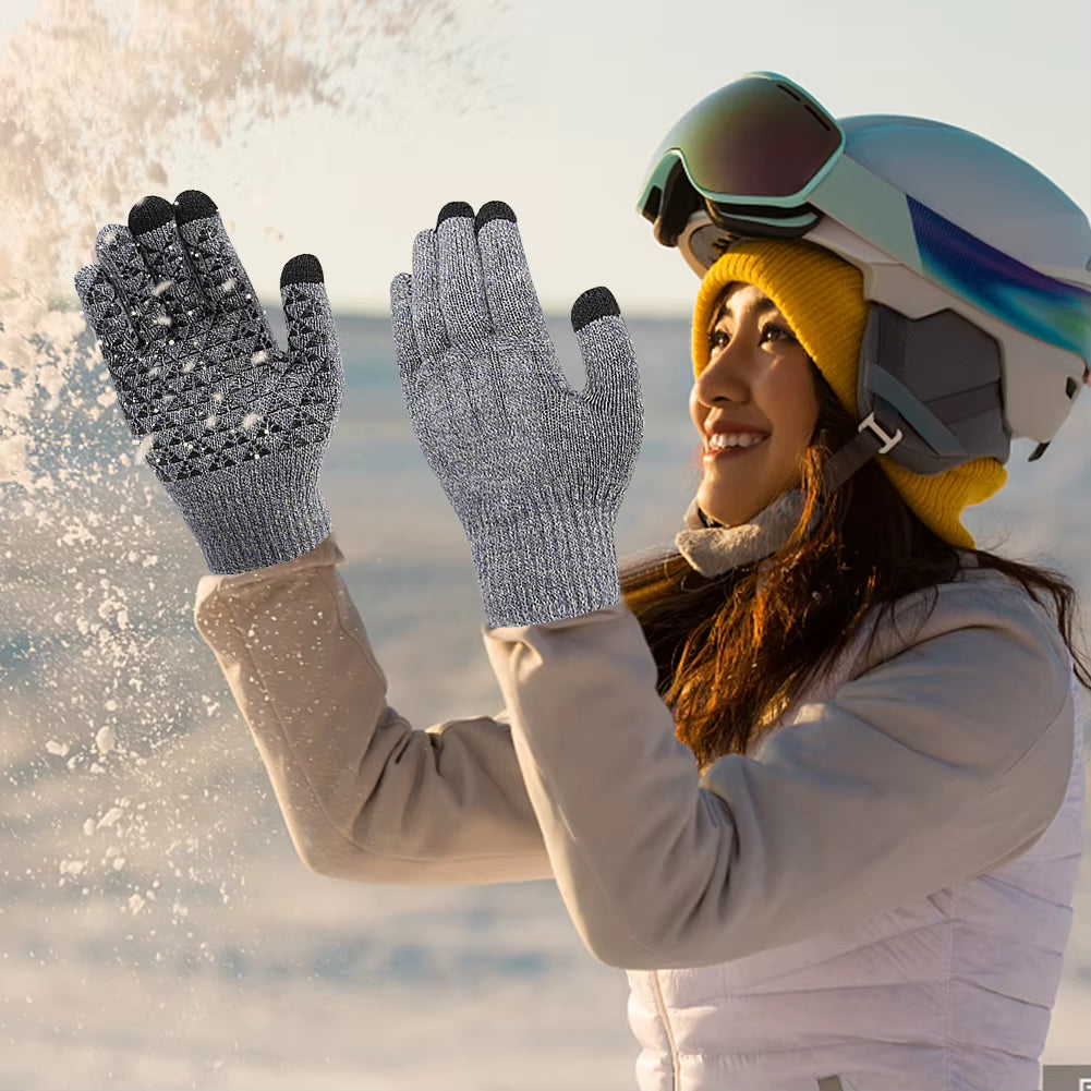 ArcticHeat™ Electric Heated Winter Gloves — Touchscreen, Non-Slip, Thermal Fleece, Full-Finger Outdoor Sports Gloves