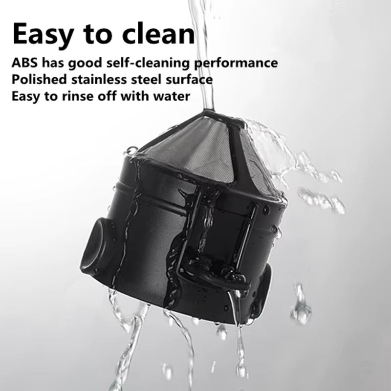 Portable Coffee Filter Cup – 380ml/510ml Reusable Stainless Steel Pour-Over Dripper & Thermal Mug Set