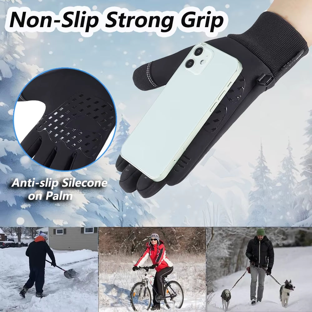 FrostGuard™ Thermal Touchscreen Cycling Gloves – Waterproof, Windproof & Warm for Winter Riding, Driving & Outdoor Sports