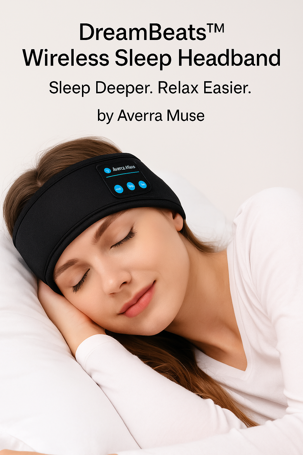 ✨ DreamBeats™ Sleep Headband – Bluetooth 5.0 Wireless Music Headphones for Sleep, Relaxation & Travel.