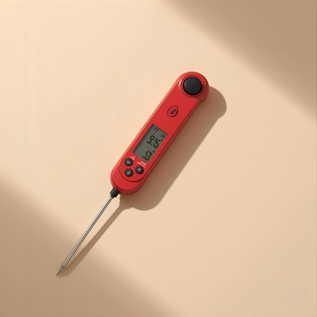 GlowFlame™ Instant-Read Digital Meat Thermometer – Ultra-Fast Kitchen & BBQ Food Probe