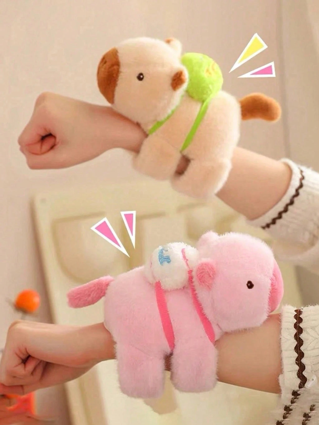 CozyCapy™ – Fluffy Capybara Plush Wristband Hug Toy