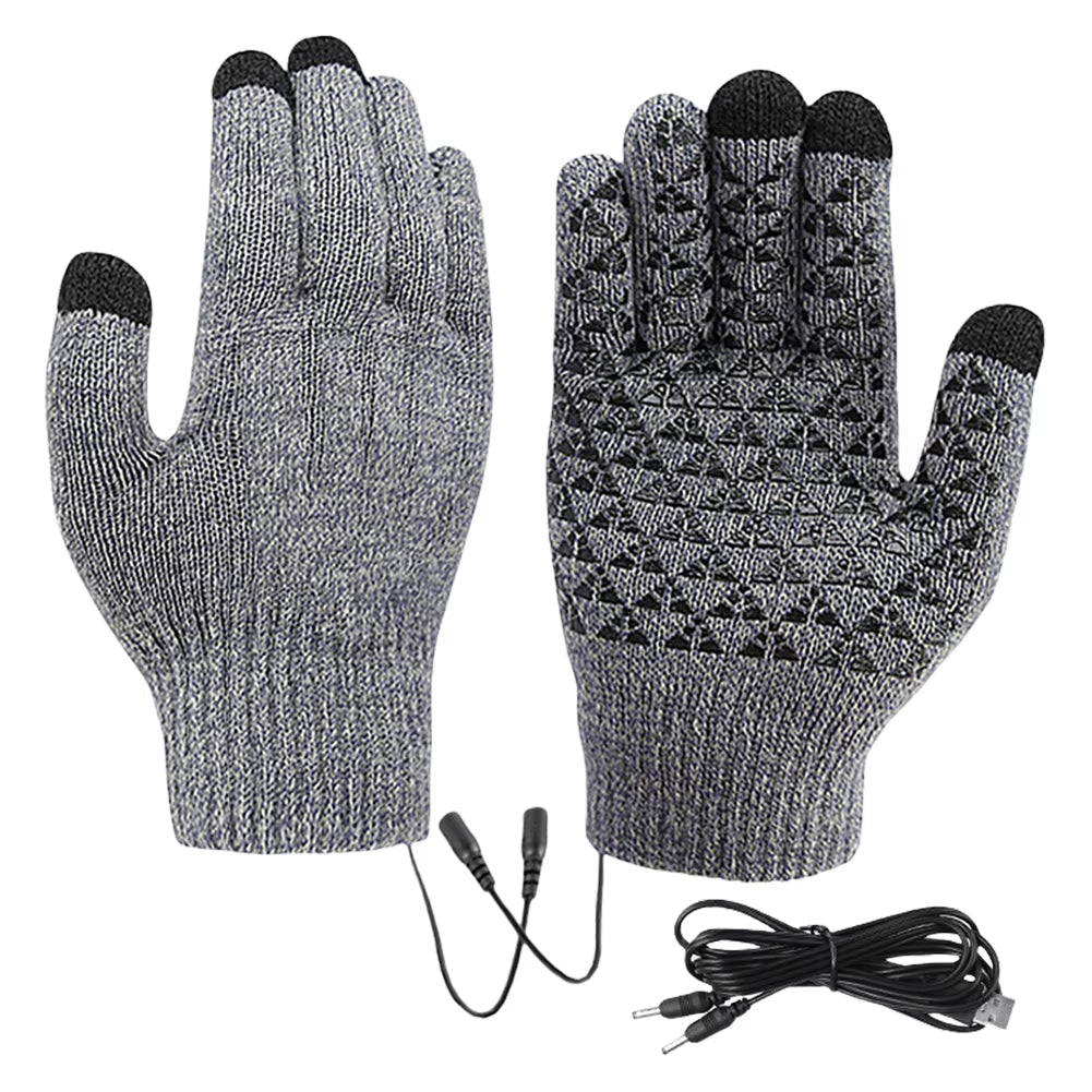 ArcticHeat™ Electric Heated Winter Gloves — Touchscreen, Non-Slip, Thermal Fleece, Full-Finger Outdoor Sports Gloves