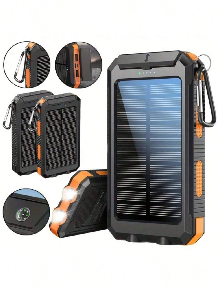 AdventureCharge™ Solar Power Bank – Portable Outdoor Charger