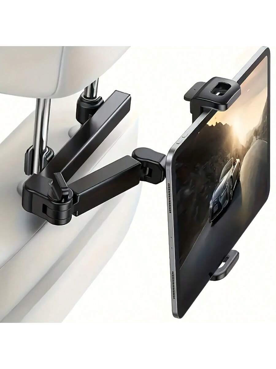 FlexiMount™ Universal Car Back Seat Tablet & Phone Holder (4.7–12.9") — Adjustable, Secure & Perfect for Road Trips