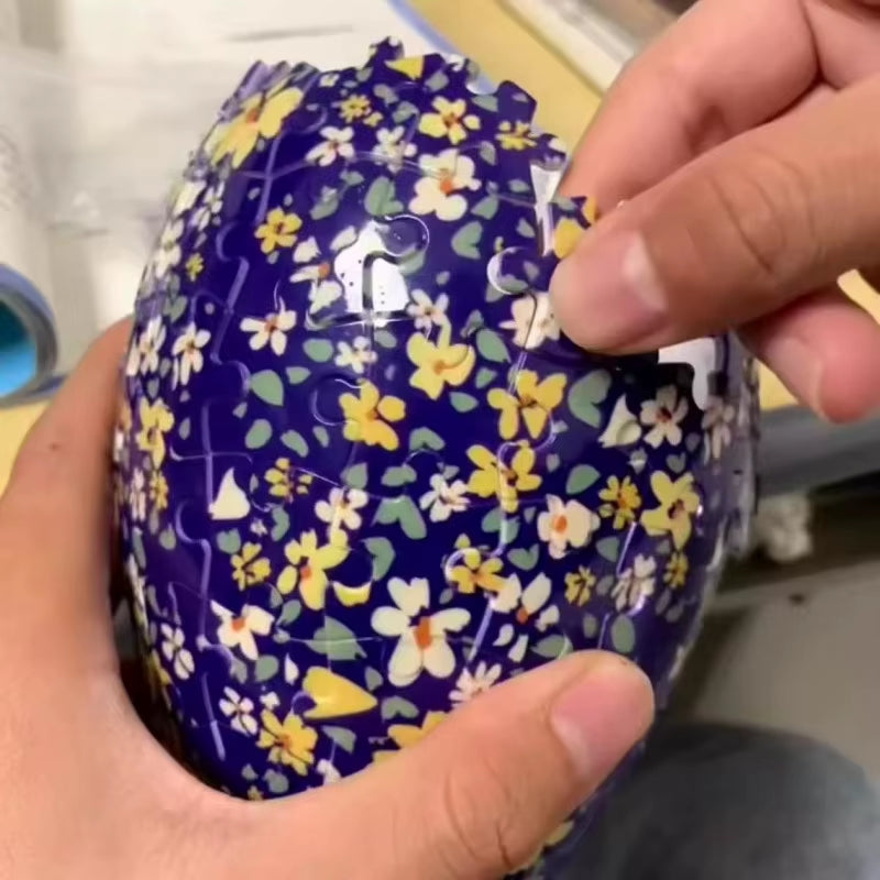 PuzzlePorcelain™ 3D Kids Vase – Creative Build & Decor Gift Set