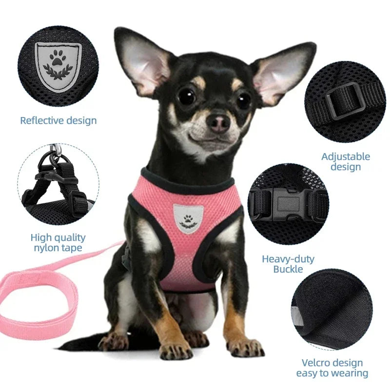 StrideForm™ — Reflective No-Pull Dog Harness for Secure Daily Walks