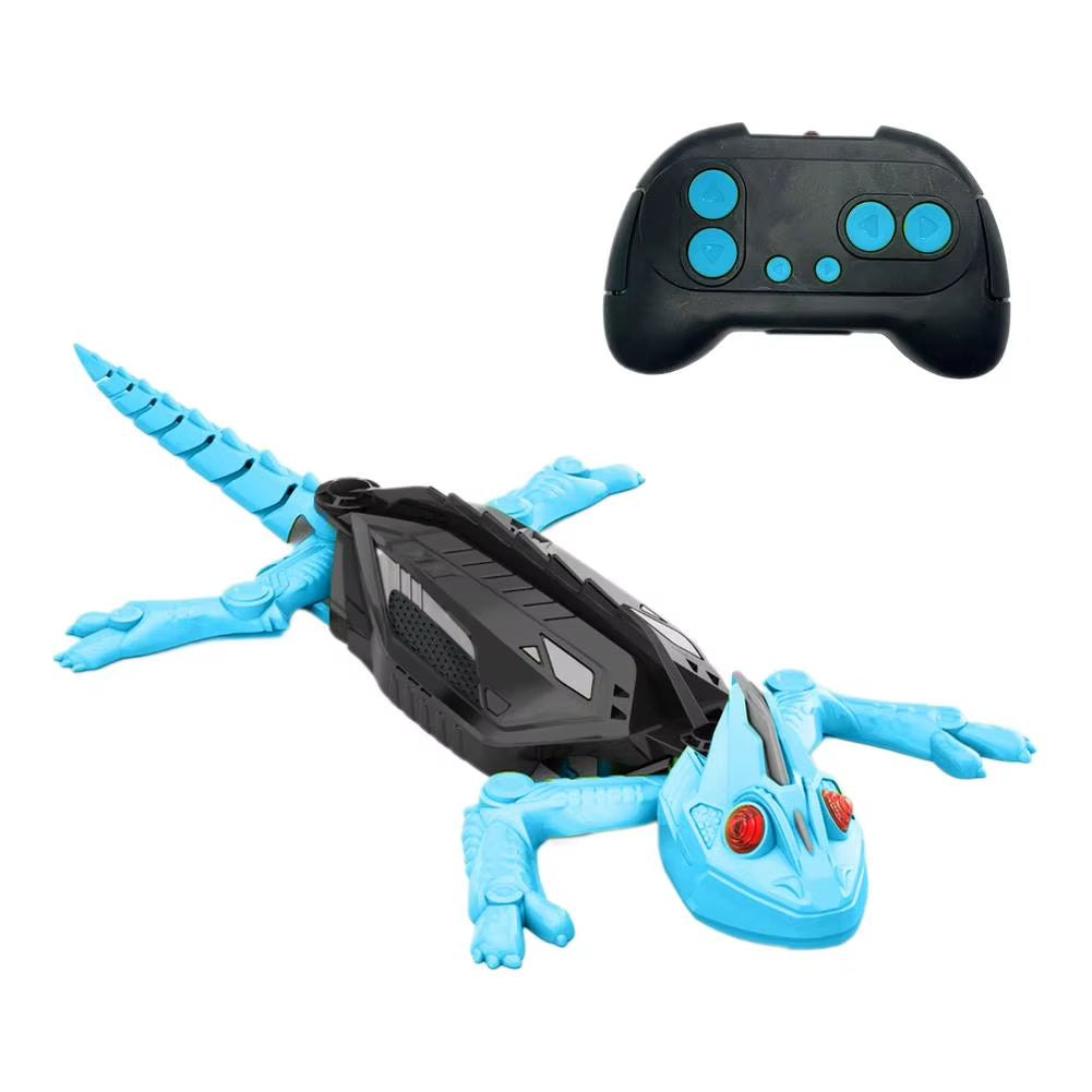GeckoClimb™ Wall-Climbing RC Lizard Toy – LED Crawling Electric Gecko Car with Remote Control for Kids