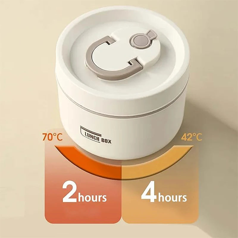 ThermoStack™ Premium Thermal Lunch Box Set – Triple-Layer Stainless Steel Bento for Hot & Cold Meals