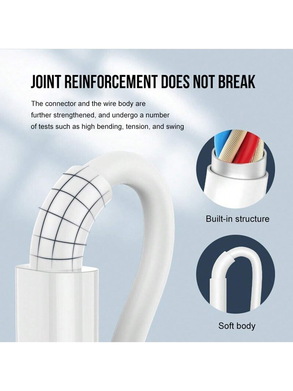 JMCO™ 20W Fast Charging Kit — USB-C Wall Adapter + 3FT/100cm Type-C to Lightning Cable