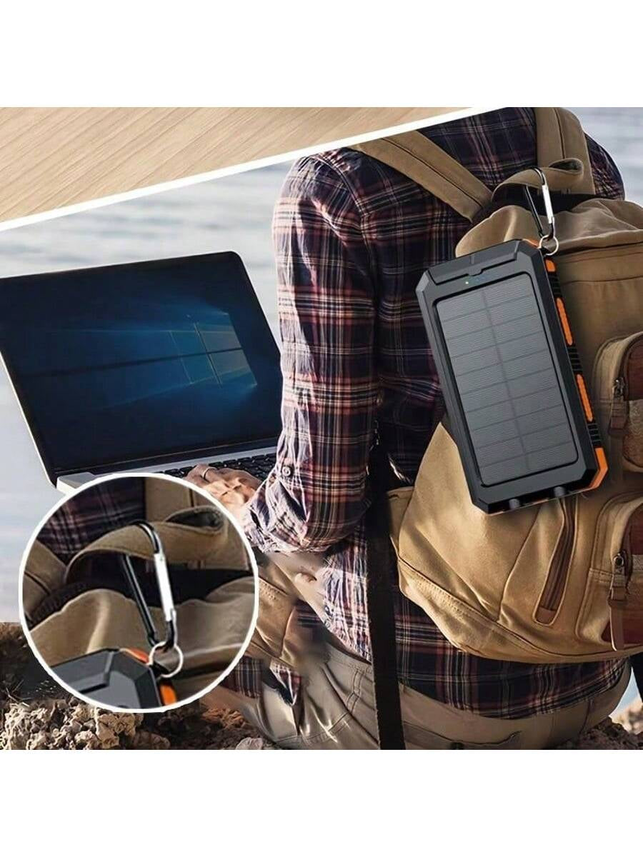AdventureCharge™ Solar Power Bank – Portable Outdoor Charger