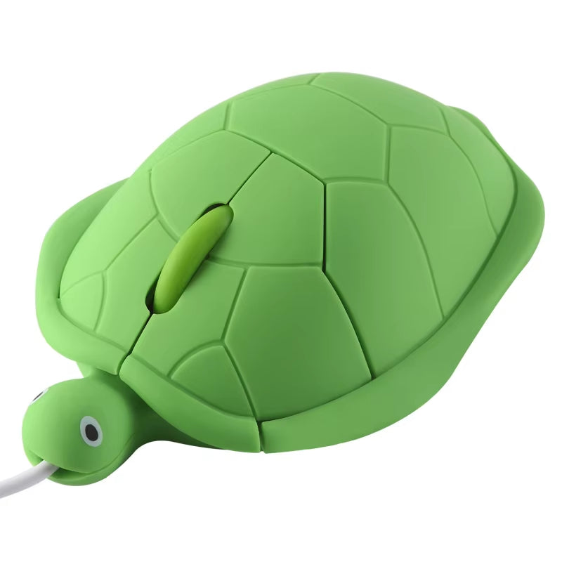 TurtliTech™ 3D Turtle Wireless Mouse – 1600DPI Optical Precision, Cute Ergonomic Design for Kids & Adults
