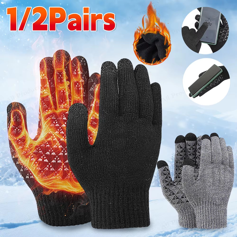 ArcticHeat™ Electric Heated Winter Gloves — Touchscreen, Non-Slip, Thermal Fleece, Full-Finger Outdoor Sports Gloves