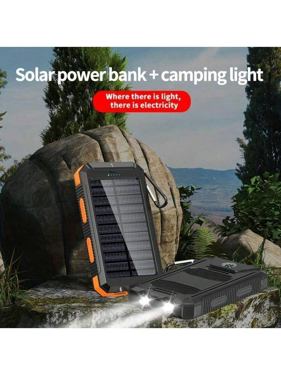 AdventureCharge™ Solar Power Bank – Portable Outdoor Charger