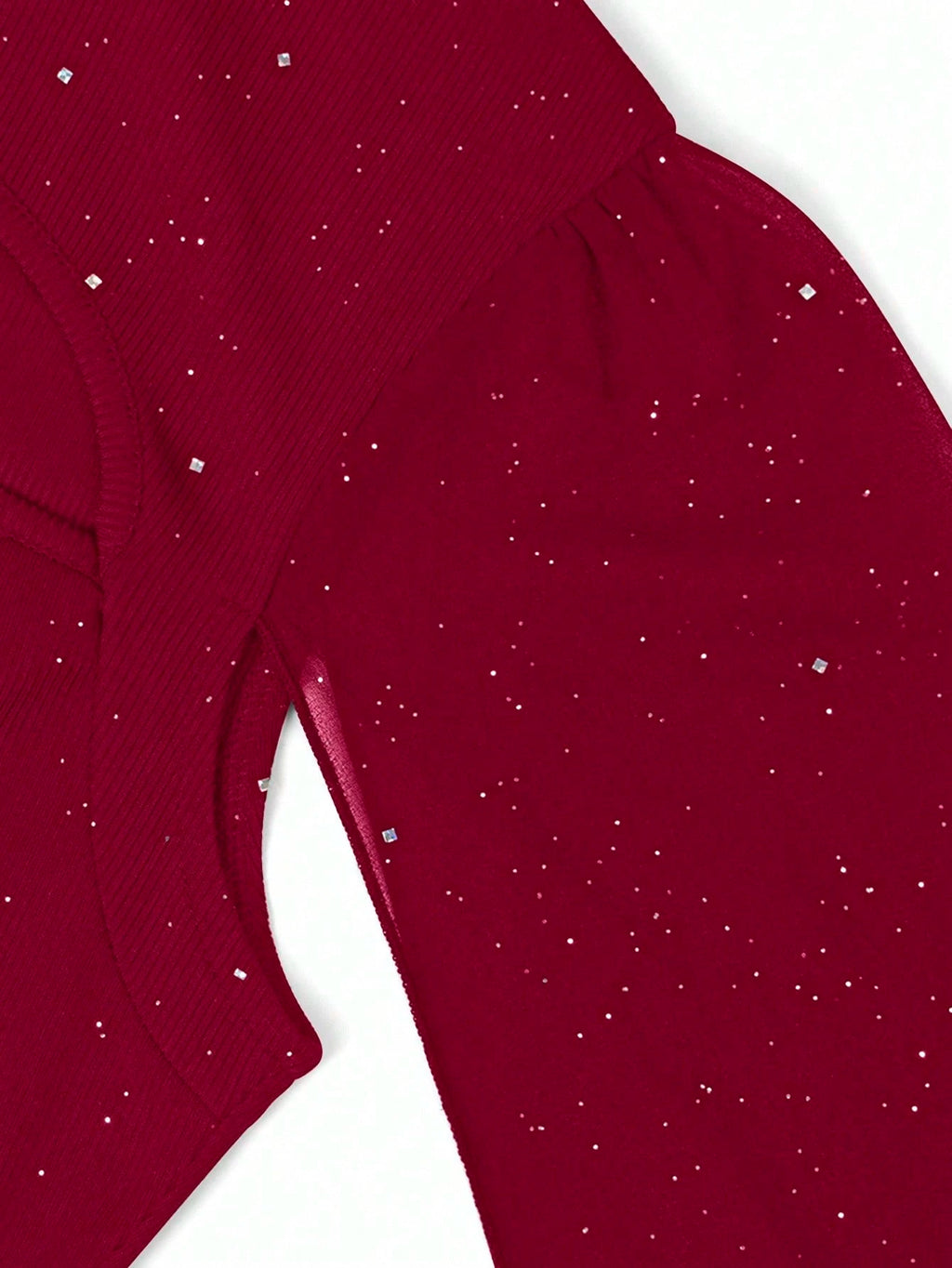 Elegant Glitter Cape Sleeve Cut-Out Mini Dress – Holiday Party Showstopper